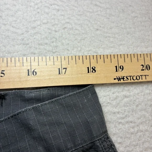 Y2K Southpole Baggy Cargo Shorts Men 34x13 Gray Ripstop Drawstring Utility Gorp - Picture 5 of 7